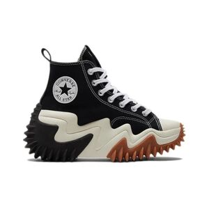 Women Burgundy & Cream Converse high top sneakers